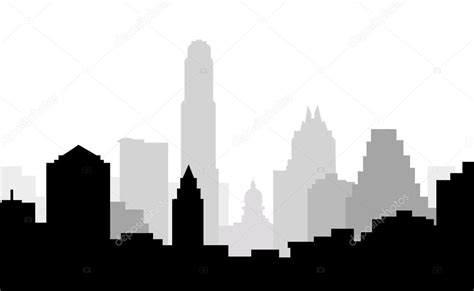 Austin Texas Skyline-vector — Stock Vector © samillustration #55712909