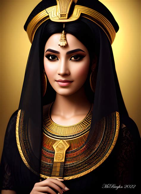 Tiye Great Royal Wife of Egypt by mcbieghnAI on DeviantArt