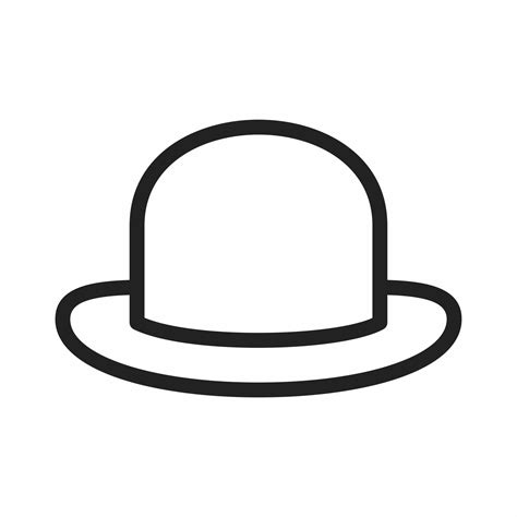 hat outline style icon 13633824 Vector Art at Vecteezy