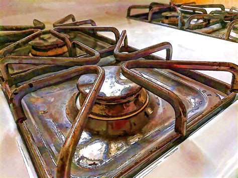 Rusty Old Gas Stove Free Stock Photo - Public Domain Pictures