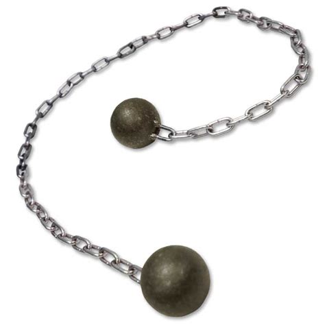 Double Steel Ball Bola - Ninja Manriki Chain - Dual Ball Bolas ...