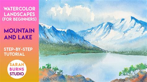 152. Landscapes for Beginners: Step-by-Step Watercolor Mountain ...