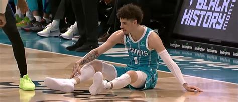 LaMelo Ball Fractured His Right Ankle On A Non-Contact Play Against ...