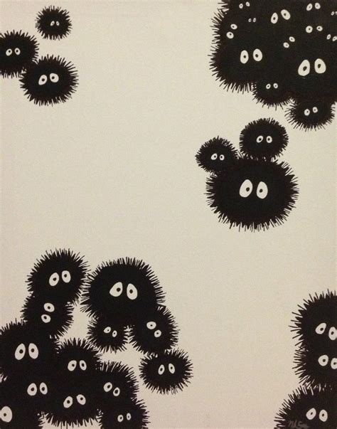 Totoro Dust Bunnies (susuwatari) by NoahSturm on deviantART | Fond d ...