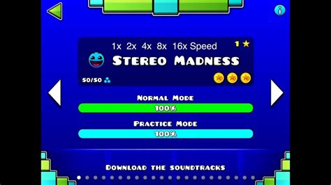 Stereo Madness but sped up 1x 2x 4x 8x 16x - YouTube