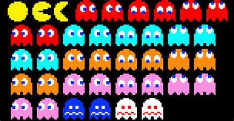 Pac-Man sprites | Pixel Art Maker