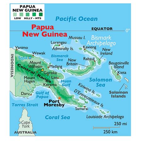 Papua New Guinea Capital Map - Map Papua New Guinea Ginkgomaps Continent Oceania Region Papua ...