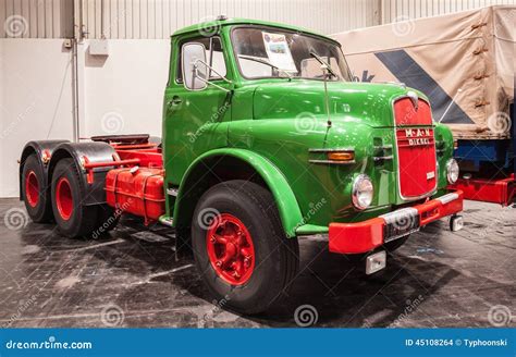 Historic MAN Diesel Truck from 1968 Editorial Stock Image - Image of ...