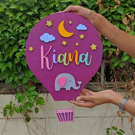 Personalized Nameplates for Kids - Ideal Home Decor & Gift