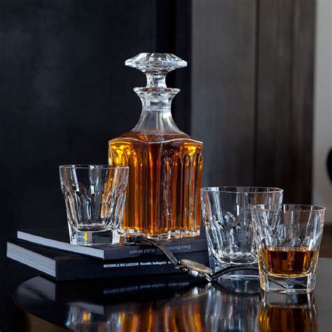 Baccarat Crystal, Harcourt Square Whiskey Decanter | Whiskey decanter, Whisky decanter, Whiskey ...