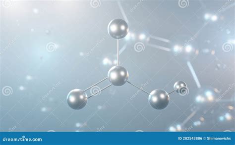 Bicarbonate Molecular Structure, 3d Model Molecule, Polyatomic Anion, Structural Chemical ...