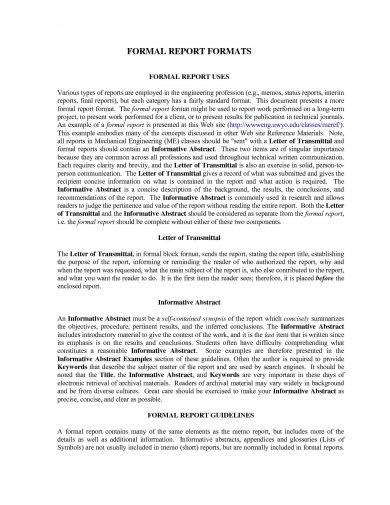 Formal Business Report - 14+ Examples, Format, Pdf