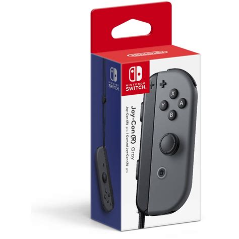 Nintendo Switch Right Joy-Con Controller with Strap, Gray - Walmart.com