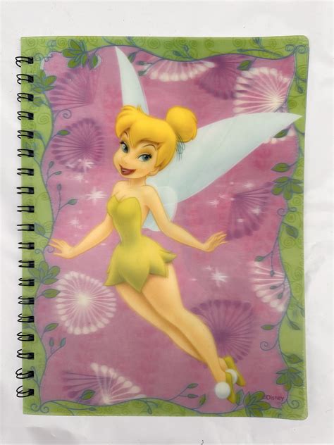 Disney Tinkerbell Notebook With Lenticular Hard Cover - Walmart.com