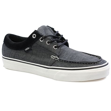 Vans 106 Moc Mens Grindle Grey White Canvas Trainers Sneakers Shoes ...