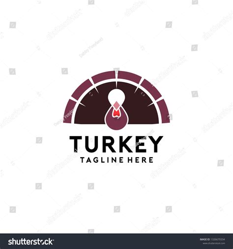 Turkey Bird Logo Design Stock Vector (Royalty Free) 1326679334 ...