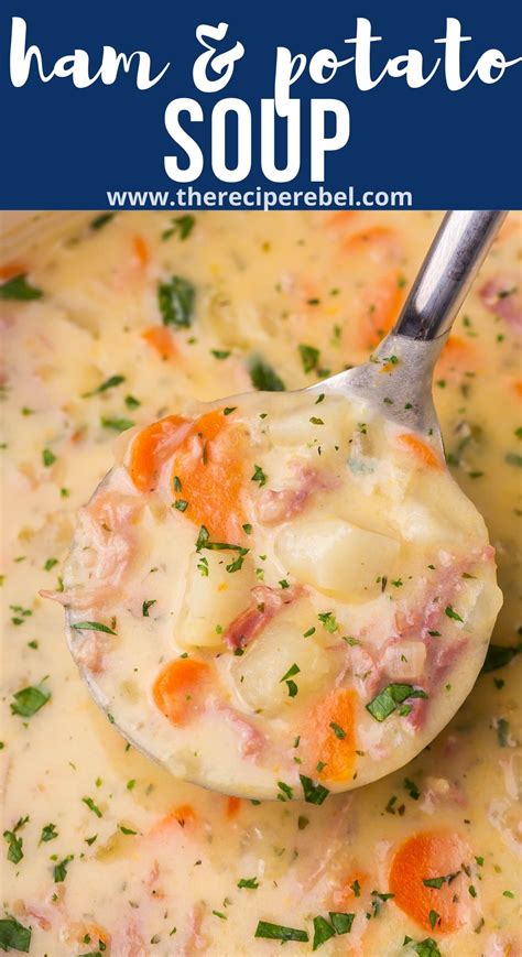 Ham and potato soup the recipe rebel – Artofit