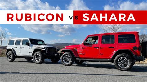 2021 Jeep Rubicon vs. Sahara | Which Vehicle is Right For You? - YouTube