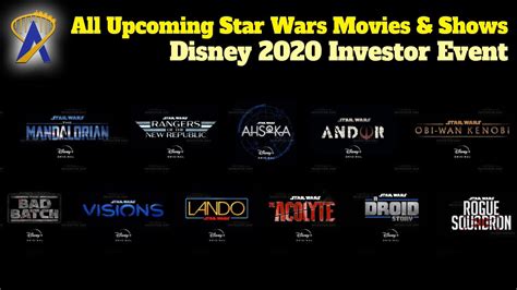 All Star Wars Movies and Shows announced at Disney 2020 Investor Event ...