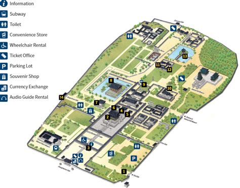 Gyeongbokgung Palace Map