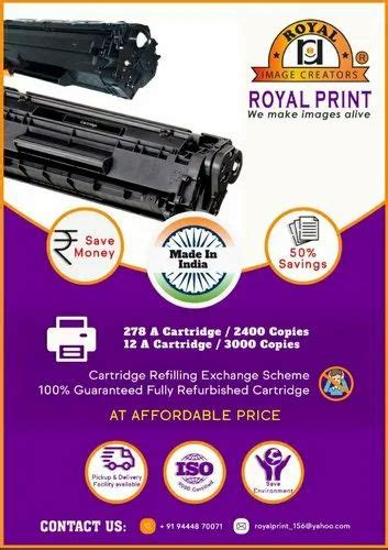 Toner Cartridge Recycling at best price in Chennai | ID: 20416118833