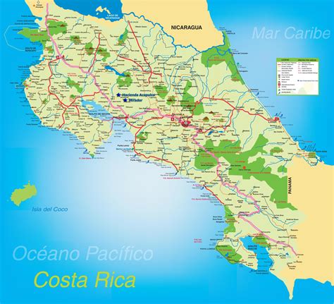 map of costa rica photos - Map Pictures