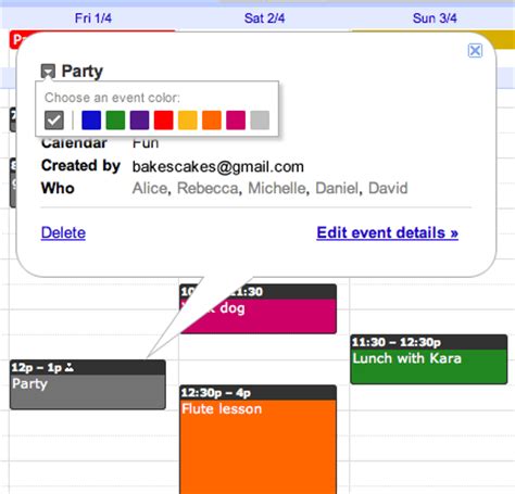 Google Calendar Event Colors - New Way to See Your Events