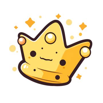 Cartoon Anime Manga Cute Gold Crown, Cartoon, Cartoon, Comics PNG ...