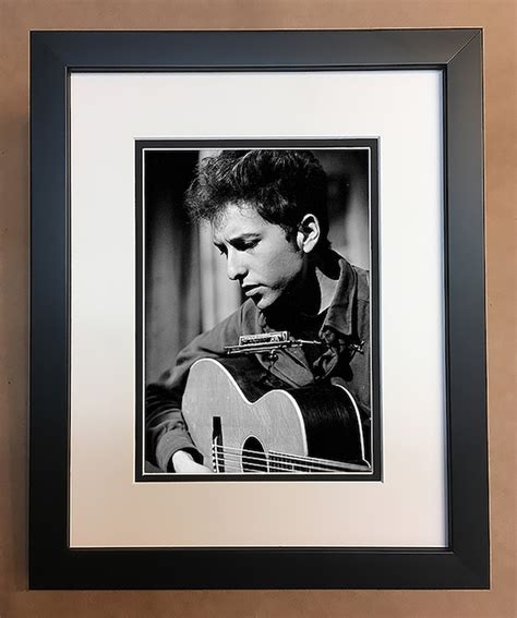 Bob Dylan Black and White Photo Professionally Framed Matted | Etsy