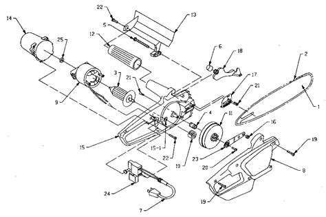 McCulloch Electric Chainsaw Parts Diagram