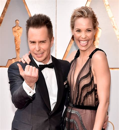 Sam Rockwell and Leslie Bibb on the Oscars Red Carpet 2018: Red Carpet ...