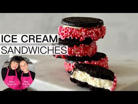 OREO ICE CREAM SANDWICH RECIPE | Healthy Foodie Girl