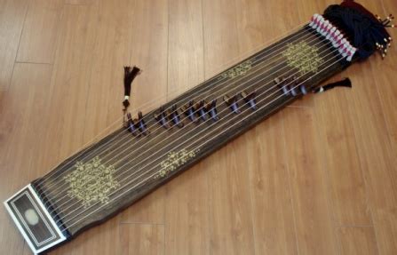 Collection 12-string Kayagum Gayageum Korean Zither