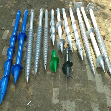 China Ground Screw Post Anchor, Earth Anchor, Fence Post Metal Anchors - China Ground Screw ...