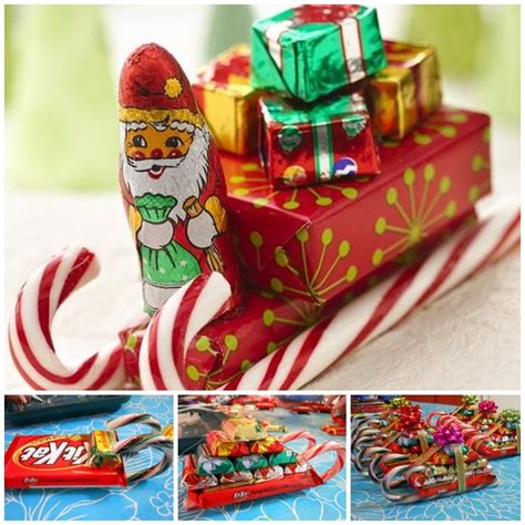 Wonderful DIY Christmas Candy Cane Sleigh