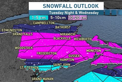 New Brunswick weather: 20 cm of snow on the way tonight | CBC News