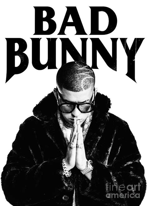 Badbunny Digital Art by Nadia Puspita - Fine Art America