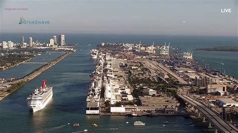 Jan 4, 2020 Port of Miami Cruise Ship Departures - YouTube