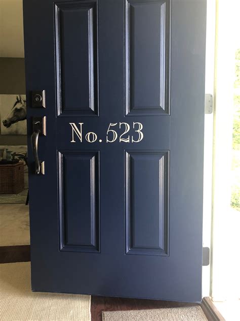 Sherwin Williams Naval Front Door