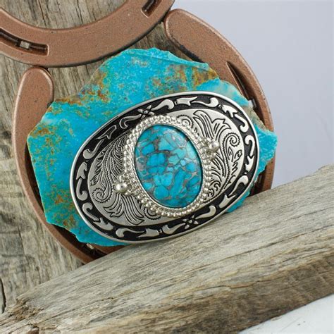 Turquoise Buckle - Western Belt Buckle - Cowboy Belt Buckle - Boho Belt Buckle | Western belt ...