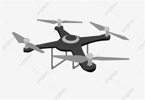 Black Drones Clipart Transparent Background, 2 5d Black Drone ...