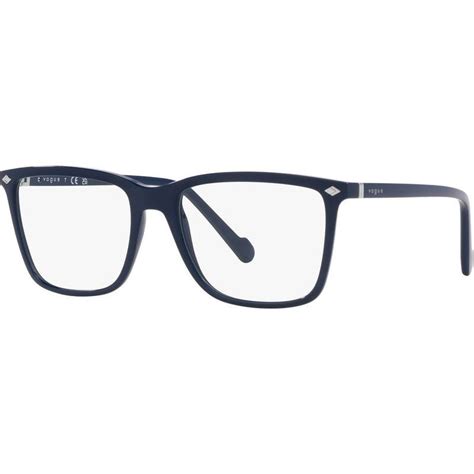 Shop Vogue Prescription Glasses VO5492 Full Dark Blue/Clear