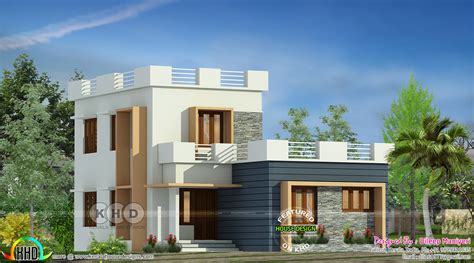 Flat roof modern house design in 1650 sq-ft area - Kerala Home Design and Floor Plans - 9K ...