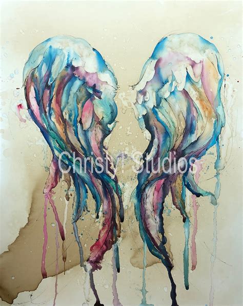 Watercolor Angel Wings at PaintingValley.com | Explore collection of ...