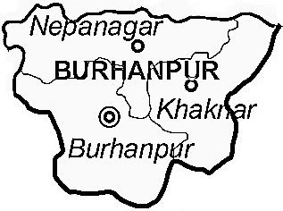 Burhanpur District | Burhanpur District Map