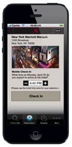 Marriott offers mobile check-in