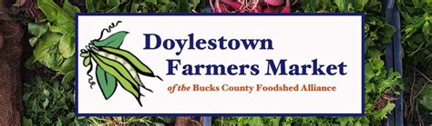 Doylestown Farmers Market, Bucks County PA