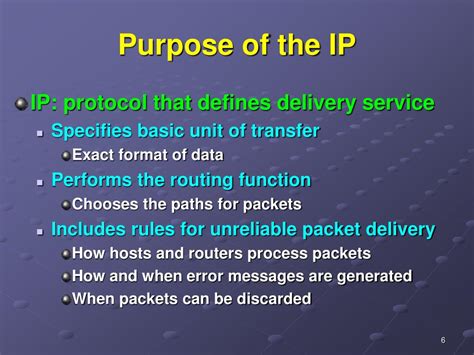 PPT - Internet Protocol: Connectionless Datagram Delivery (IPv4) PowerPoint Presentation - ID ...