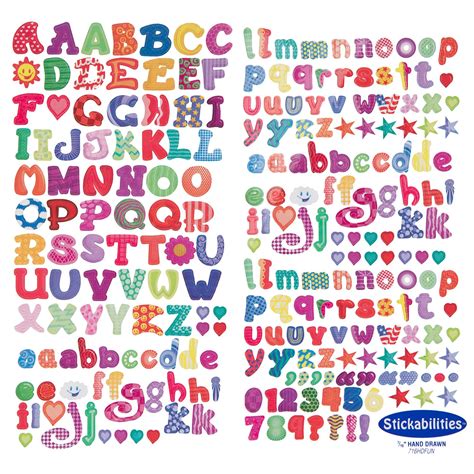 Patterned Alphabet Stickers | Hobby Lobby | 764878