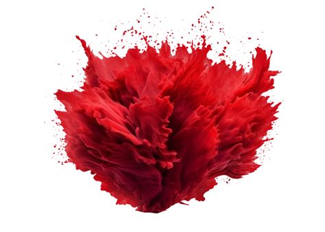 Red smoke, Blast color effect in png 23495028 PNG